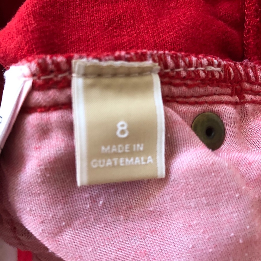 Michael Kors Ladies Red Denim Pants SZ 8 - Picture 11 of 13
